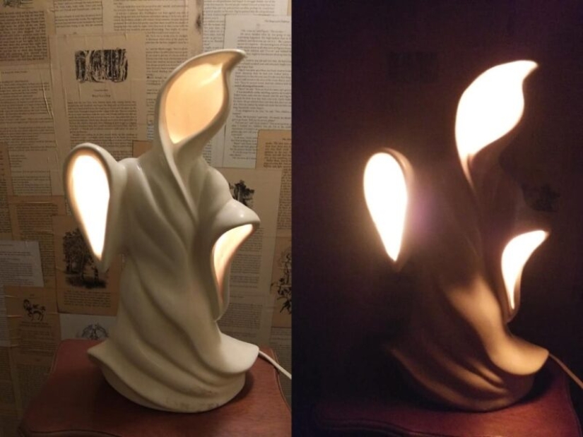 20 ambiguous lamps from flea markets, which are more surprising than useful
