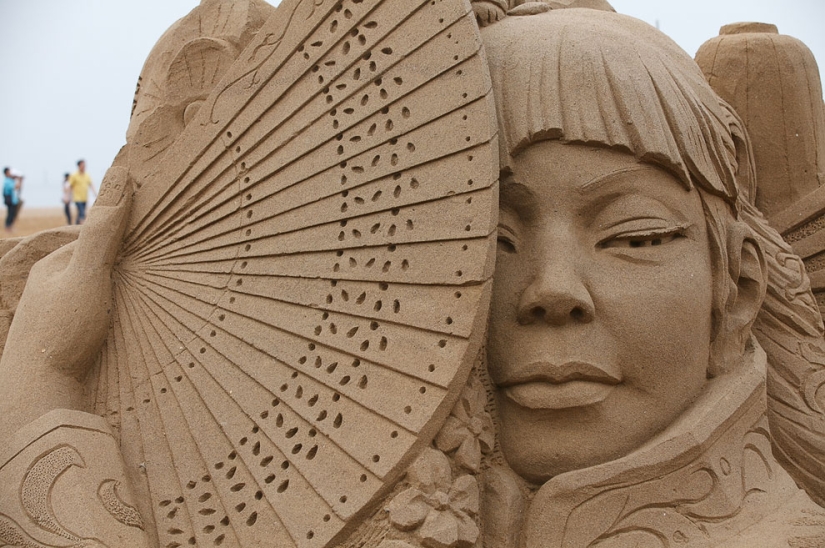 20 asombrosas esculturas de arena
