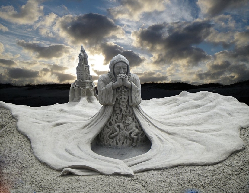 20 asombrosas esculturas de arena