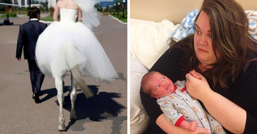 20 controversial family photos, from which I want to laugh, cry and to look at the same