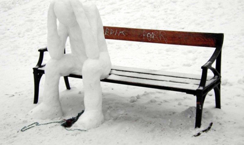20 examples of what else, besides a snowman, can be made of snow