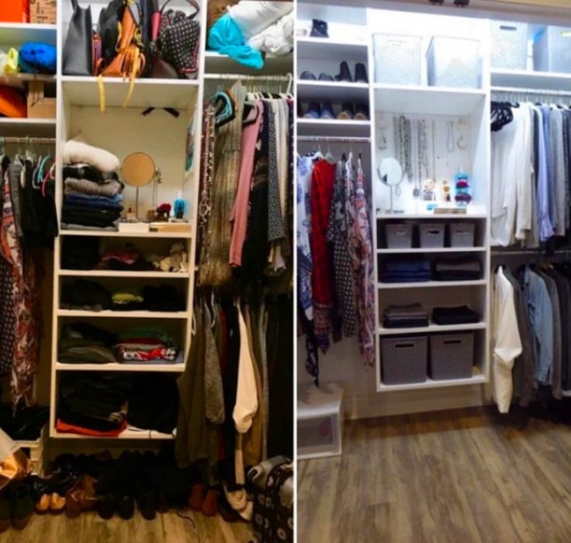20 fotos de antes y después, mirando a los que te quieren limpiar