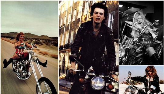 20 fotos de celebridades del siglo XX en motocicletas
