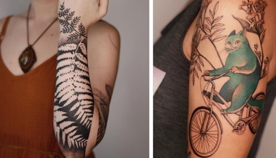20 hippie tattoos by tattoo artist Dzo Lamka from Poland