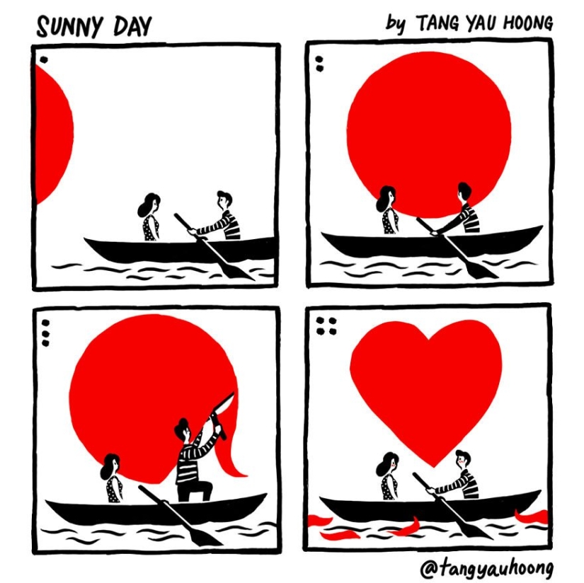 20 illustrations about love, in which everything is clear without words