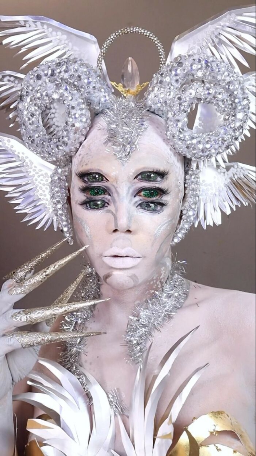 20 impresionantes transformaciones de maquillaje de Kristin Ker Anderson (Parte 2)