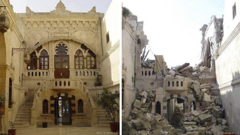 20 photos about what the war has turned Syria's largest city into