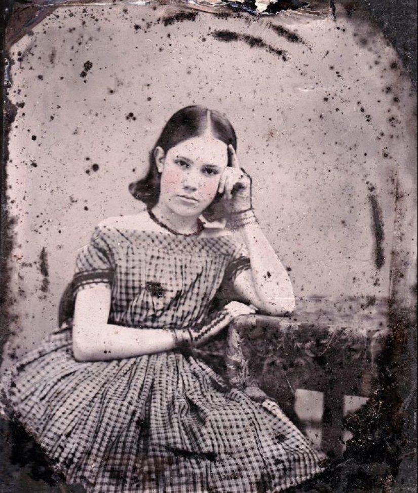 20 with integrally colored retro photos: how did teenage girls in the mid-nineteenth century