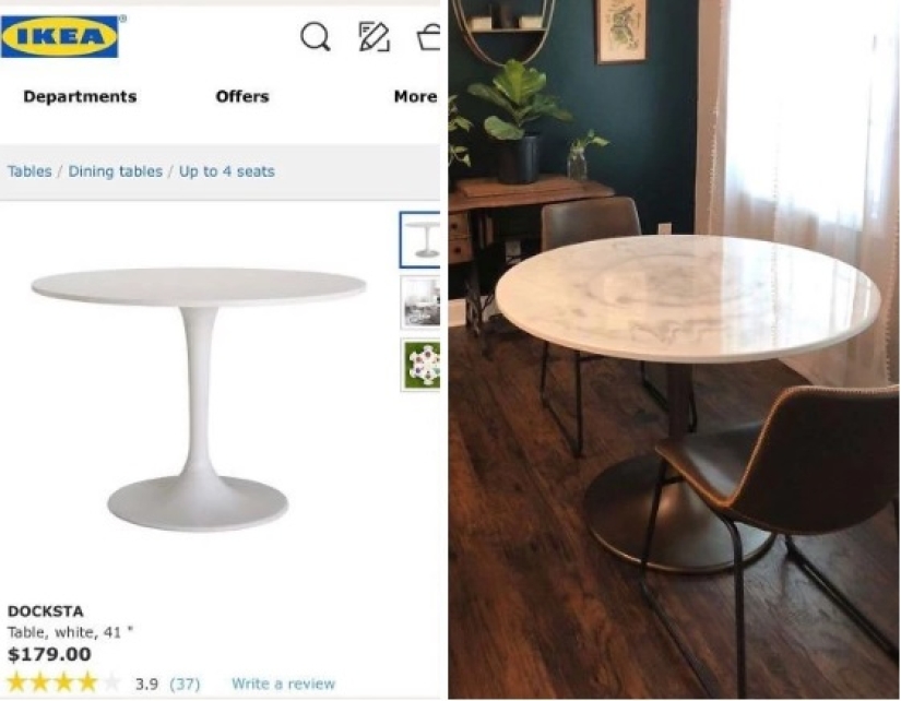 22 alteraciones de muebles de IKEA sin rostro en un punto culminante único del interior