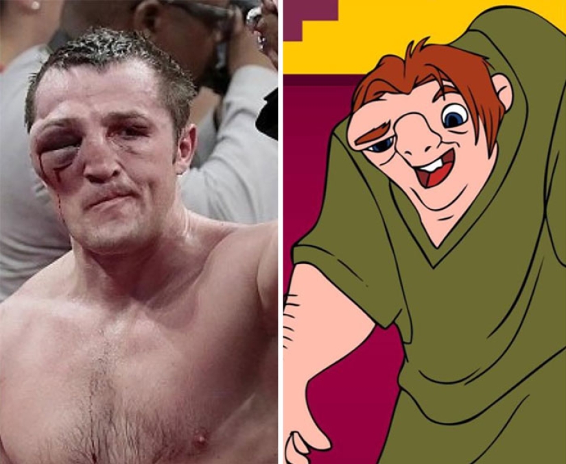 22 cartoon characters who had doubles in real life