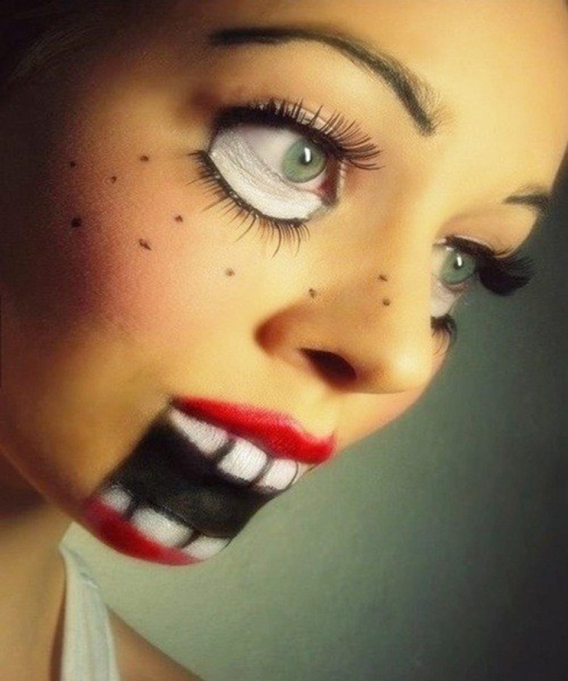 22 Crazy Halloween Makeup Ideas