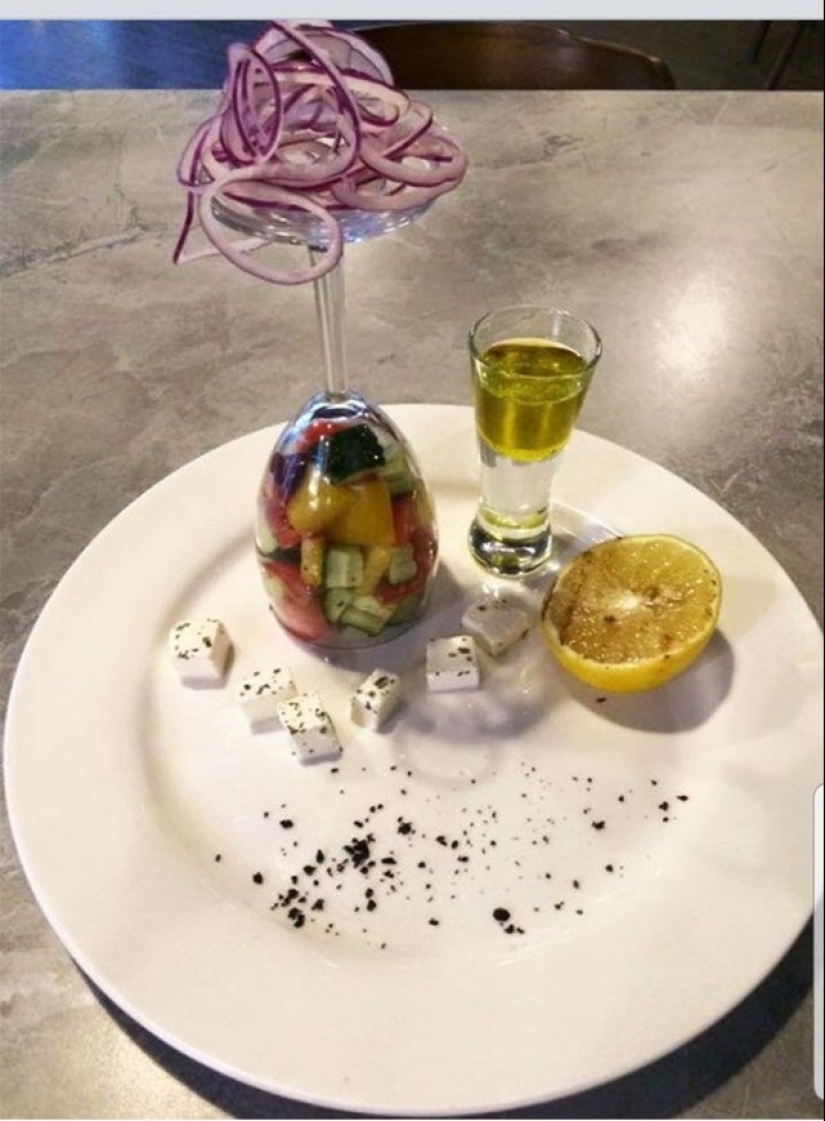 22 examples of crazy serving of dishes, which for some reason exists