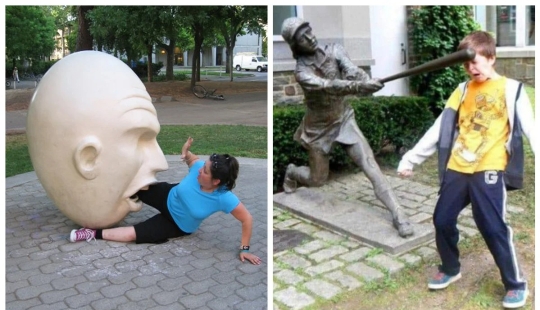 22 examples of how monuments strike back at people