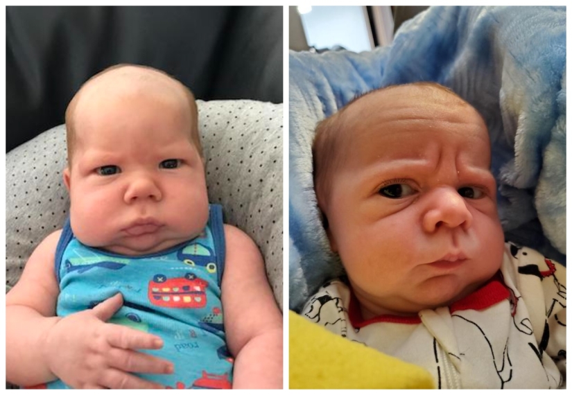 22 funny photos of babies with strikingly adult faces