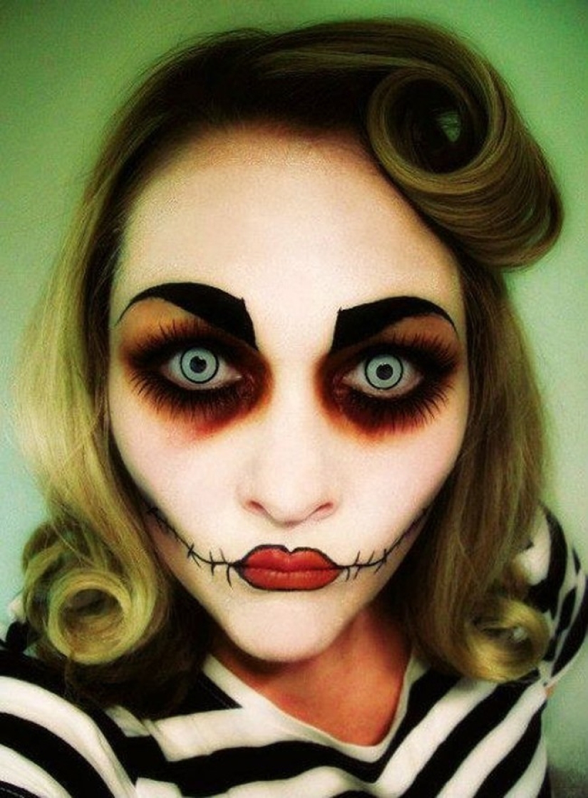 22 locas ideas de maquillaje de Halloween