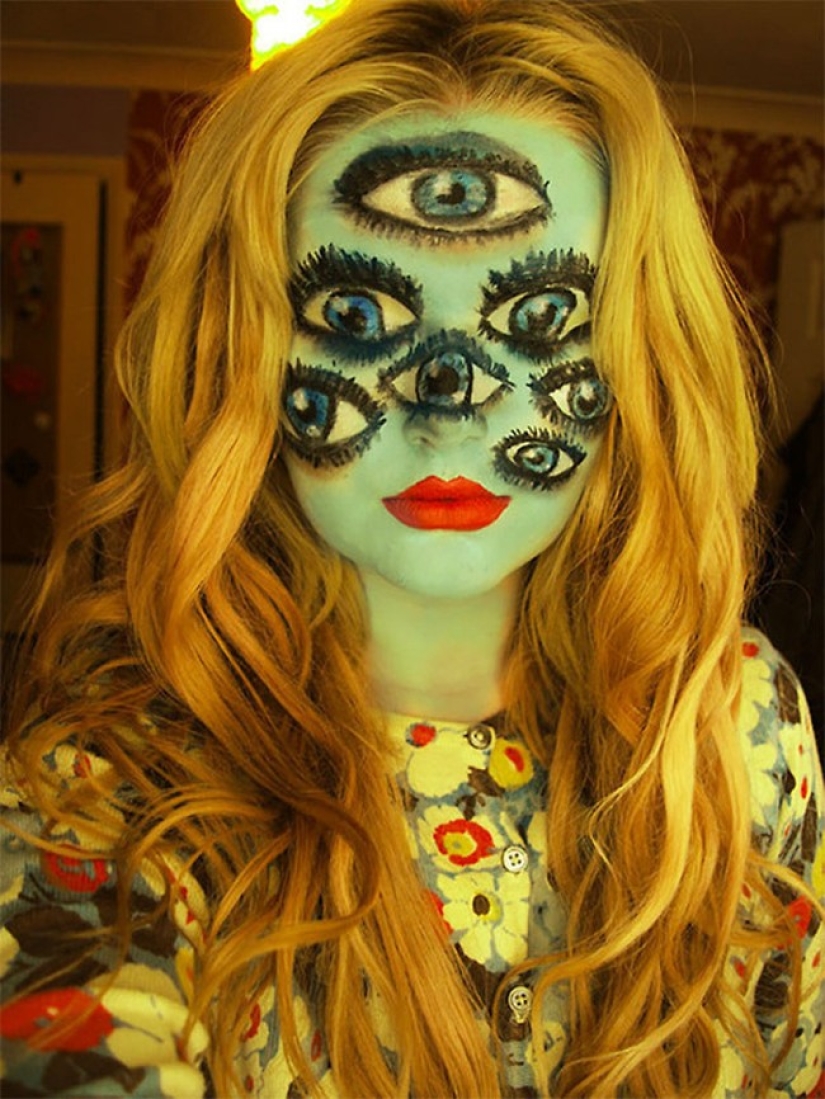 22 locas ideas de maquillaje de Halloween