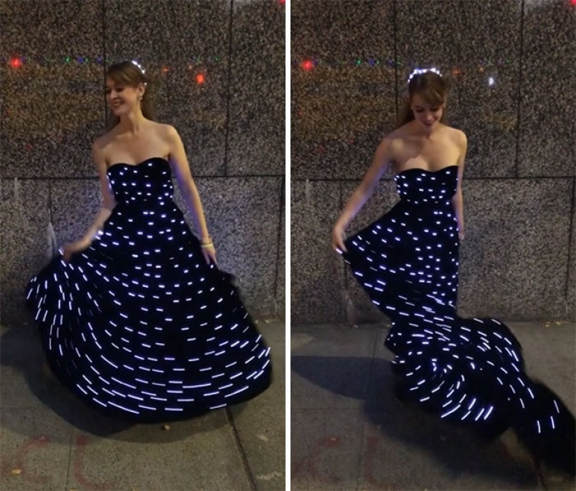 22 photos of girls in unique dresses that were sewn by themselves