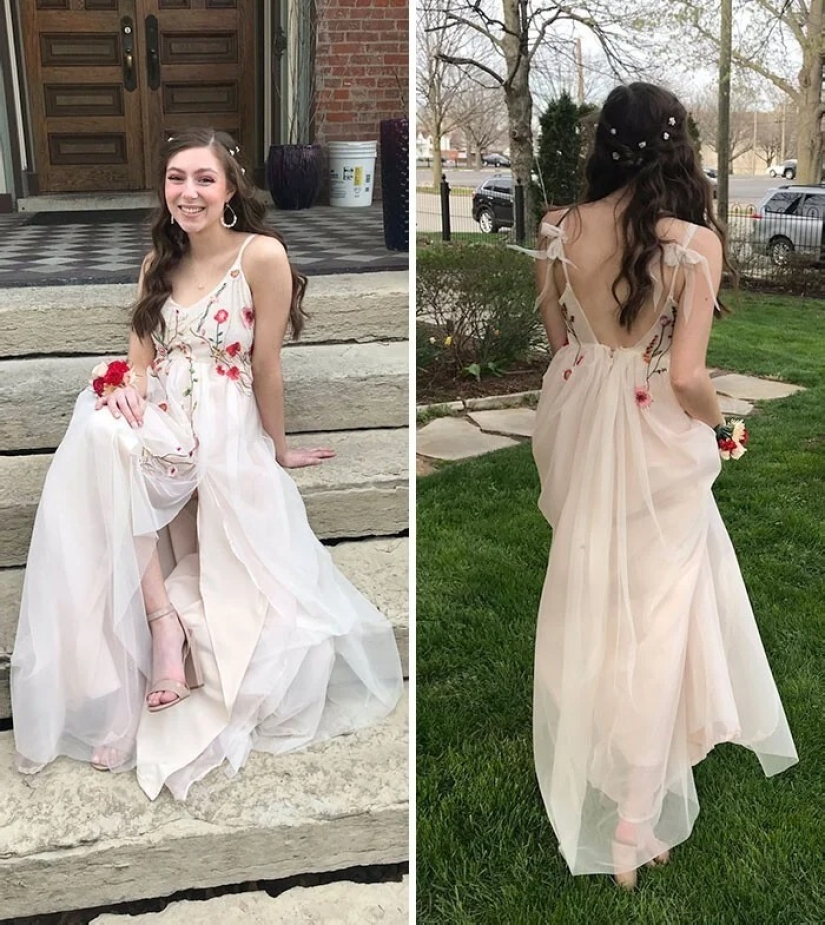 22 photos of girls in unique dresses that were sewn by themselves