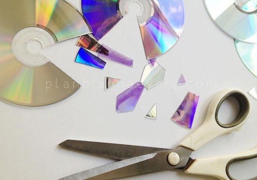 25 ideas brillantes para reciclar CD viejos