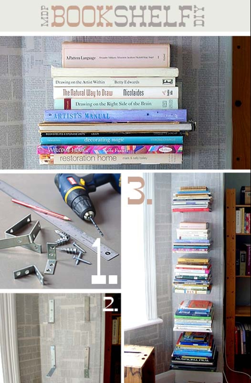 25 ideas how to make a bookshelf