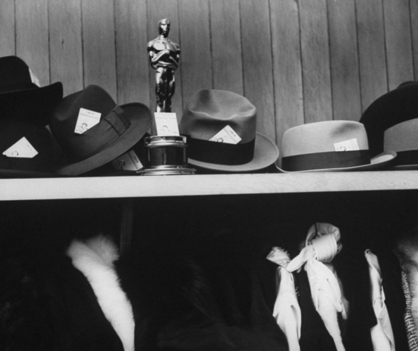 25 imágenes raras de los Oscar