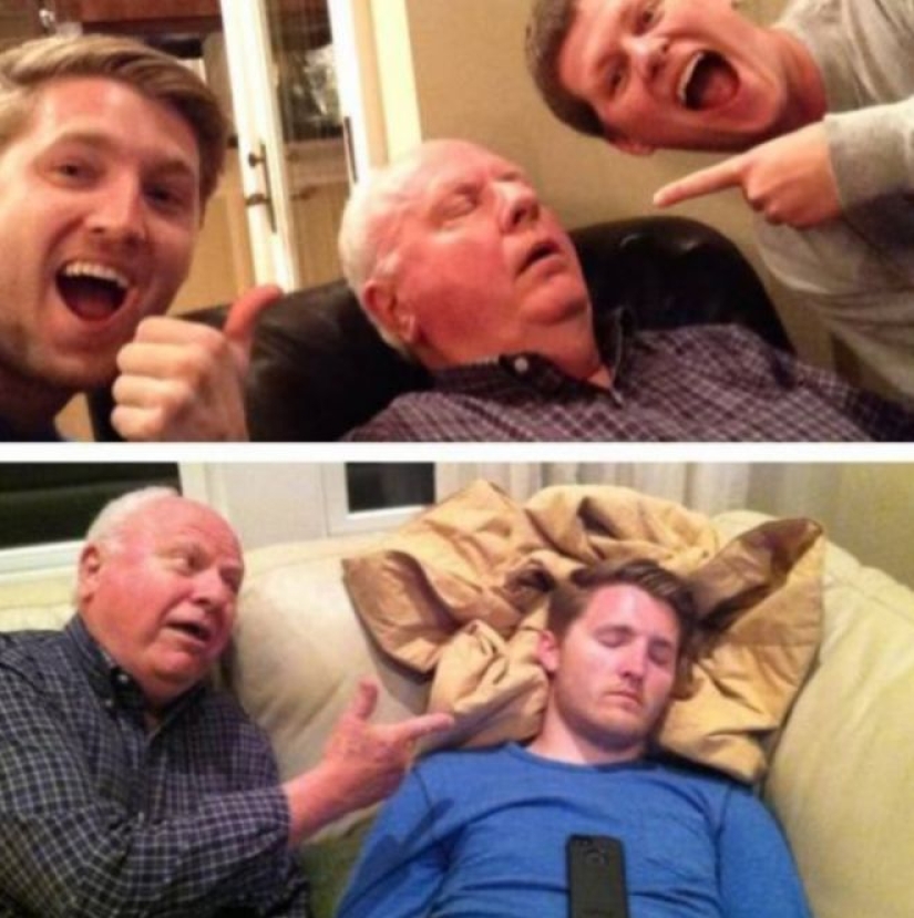 25 photos that retirement is a happy time, where there is a place for jokes and fun