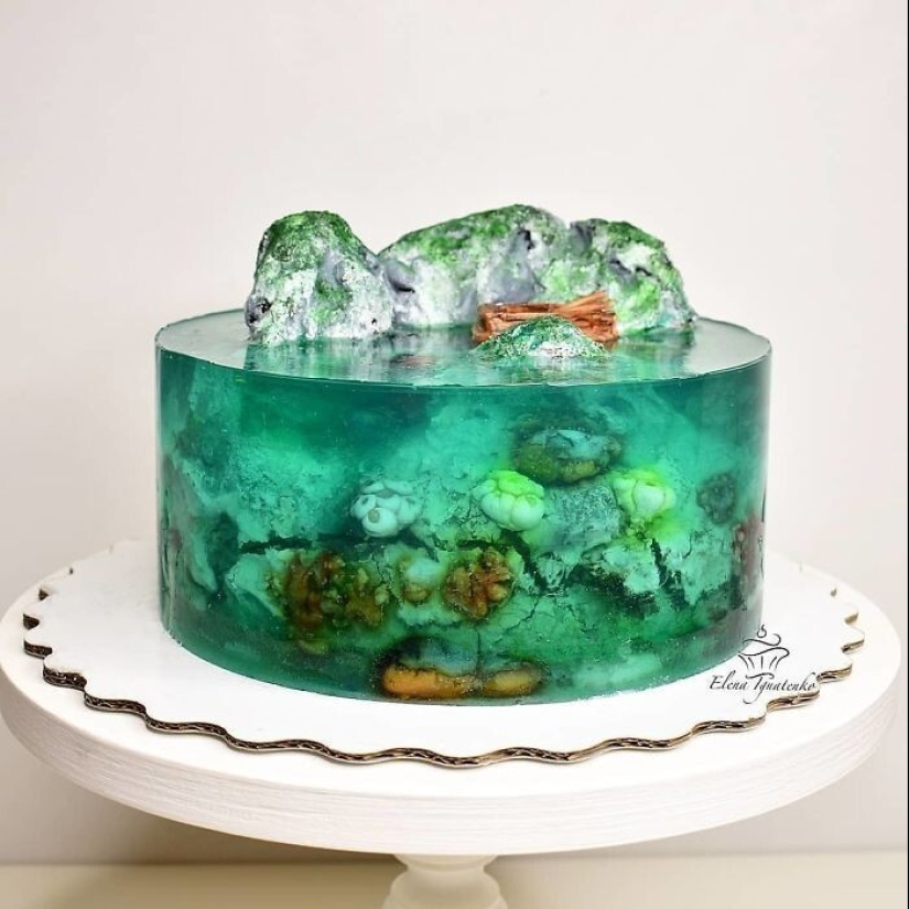 30 cakes that look like paradise islands lost in the ocean