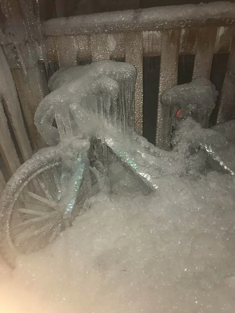 30 cold photos that clearly show the full power of the harsh winter