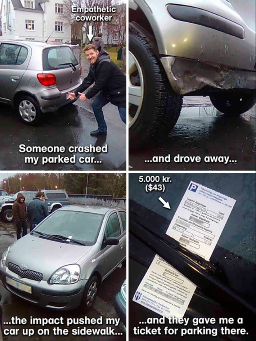 30 ejemplos de cómo se ve un mal día del propietario de un automóvil