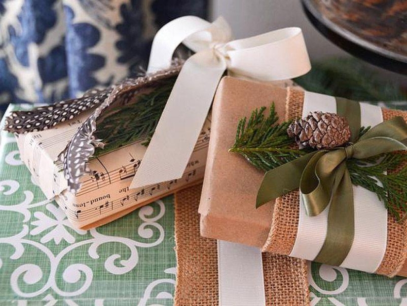 30 ideas how to wrap a New Year&#39;s gift