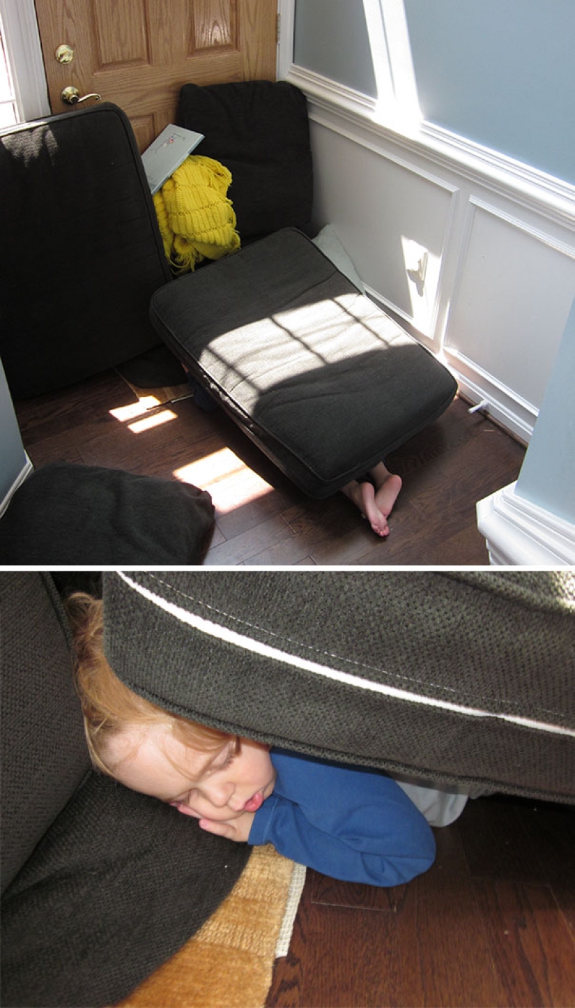 30 proofs that children can sleep anywhere, anytime, anytime