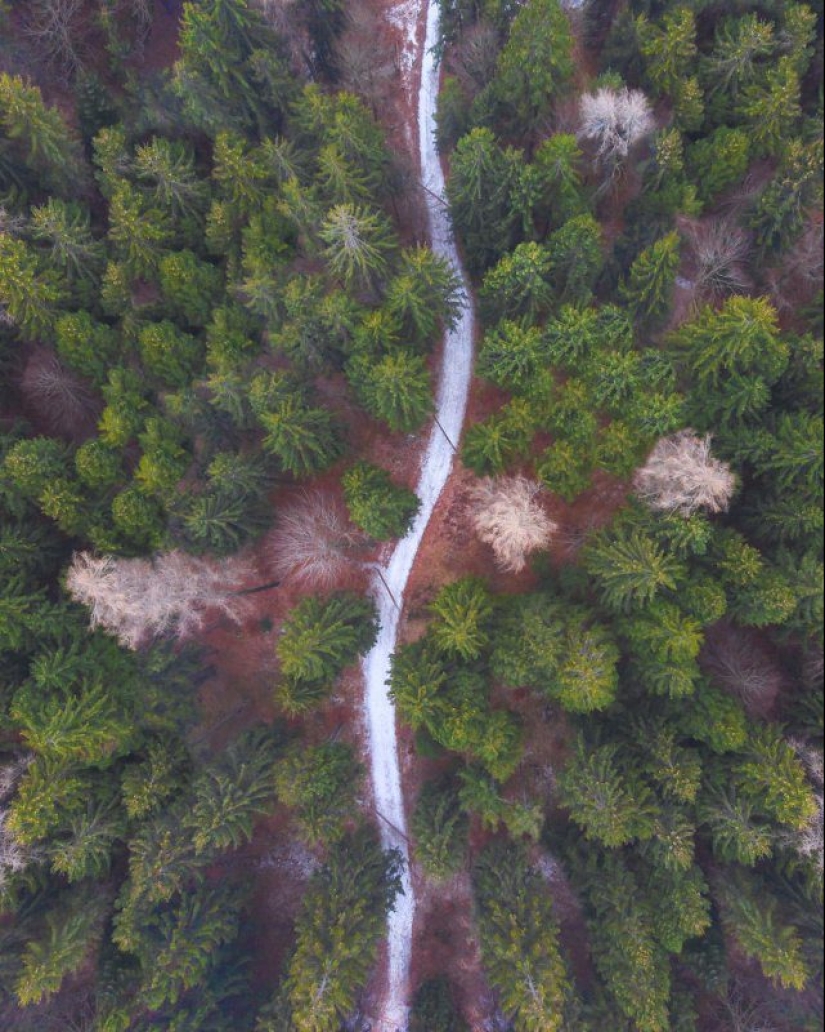 30 shots with the drone, which reveal the beauty of the world