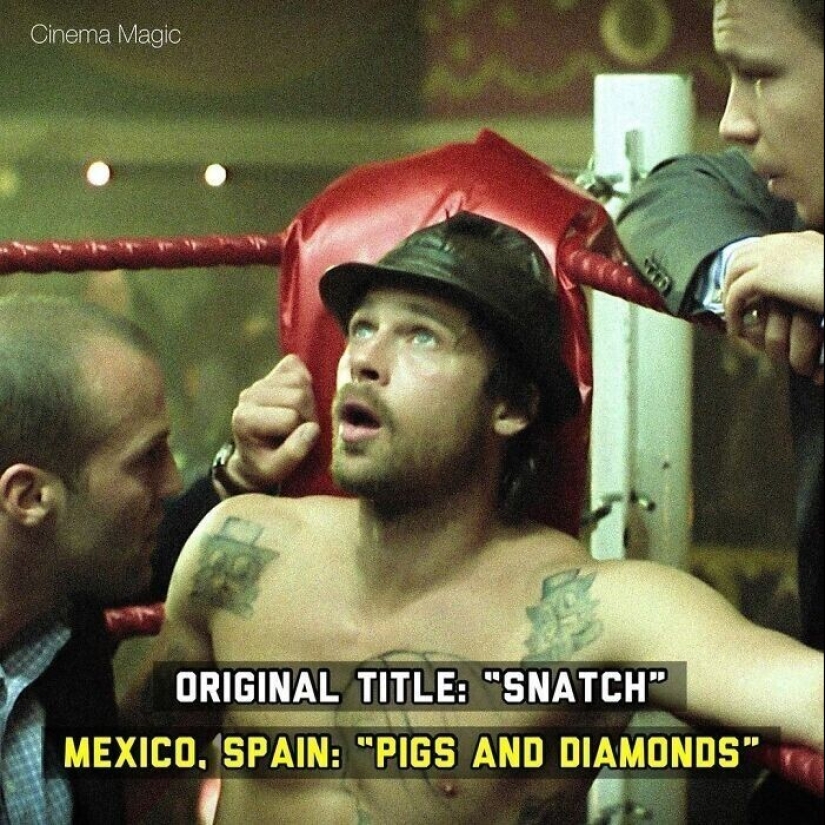 30 unexpected translations of movie titles: experiences from different countries