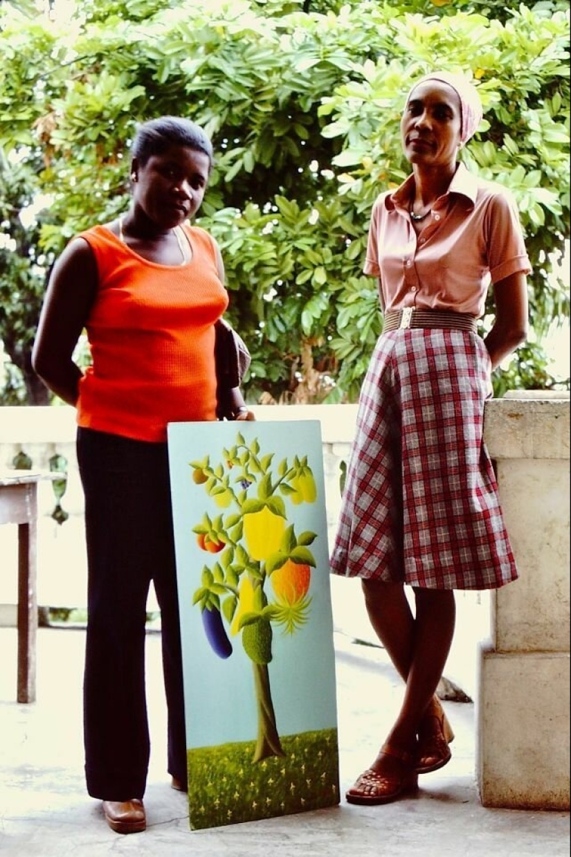31 color photographs documenting life in Haiti in the 1970s