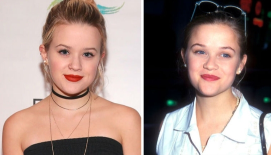 35 hijos de celebridades que se parecen exactamente a sus padres a la misma edad