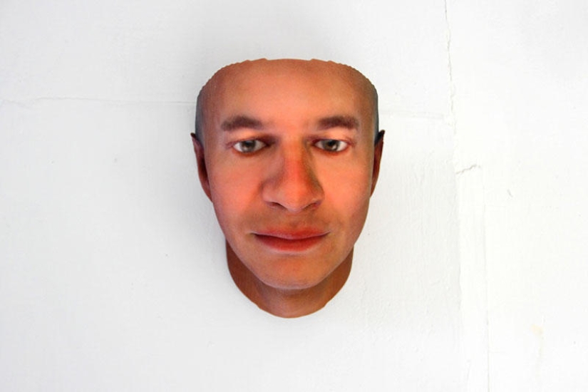 3D models of faces made from DNA taken from discarded objects