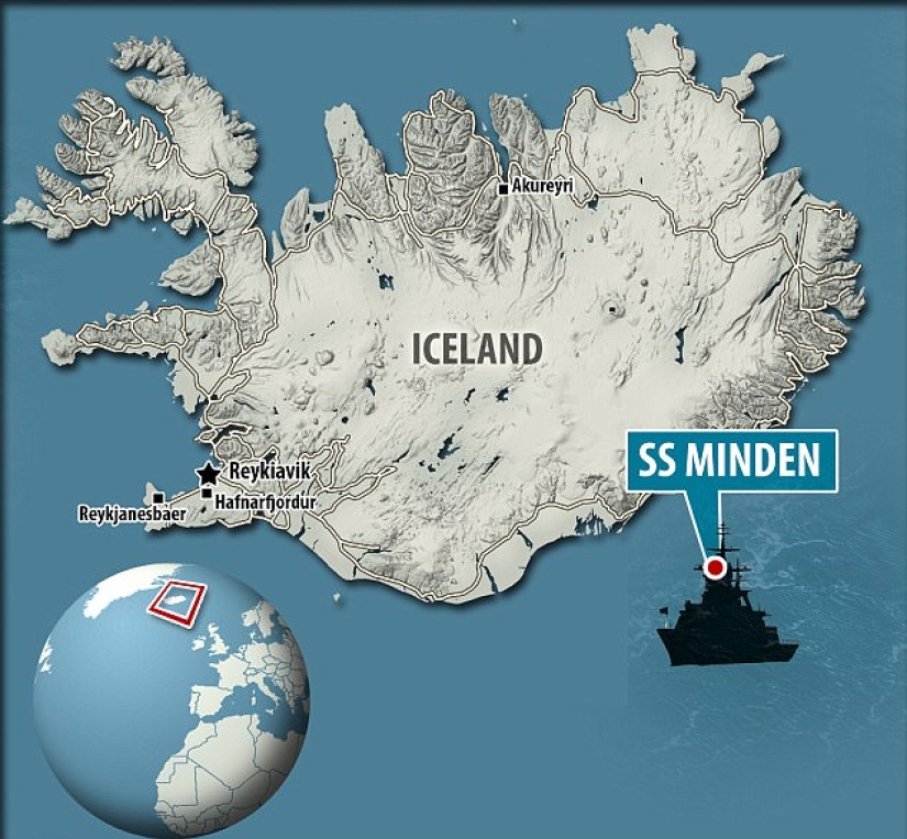 4 tons of Nazi gold found on a sunken ship off the coast of Iceland