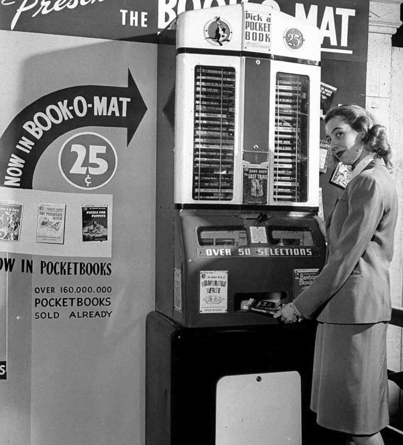 40 fotos de máquinas expendedoras antiguas que ni siquiera conocías