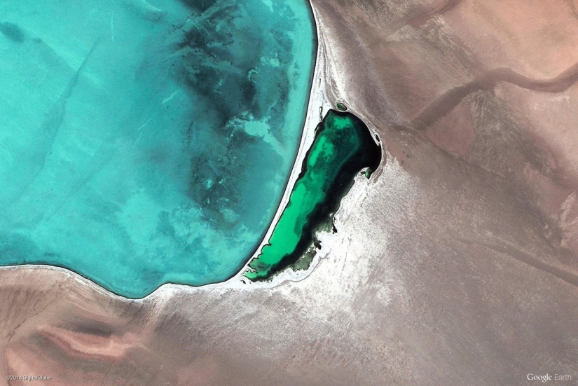44 increíbles imágenes abstractas de Google Earth