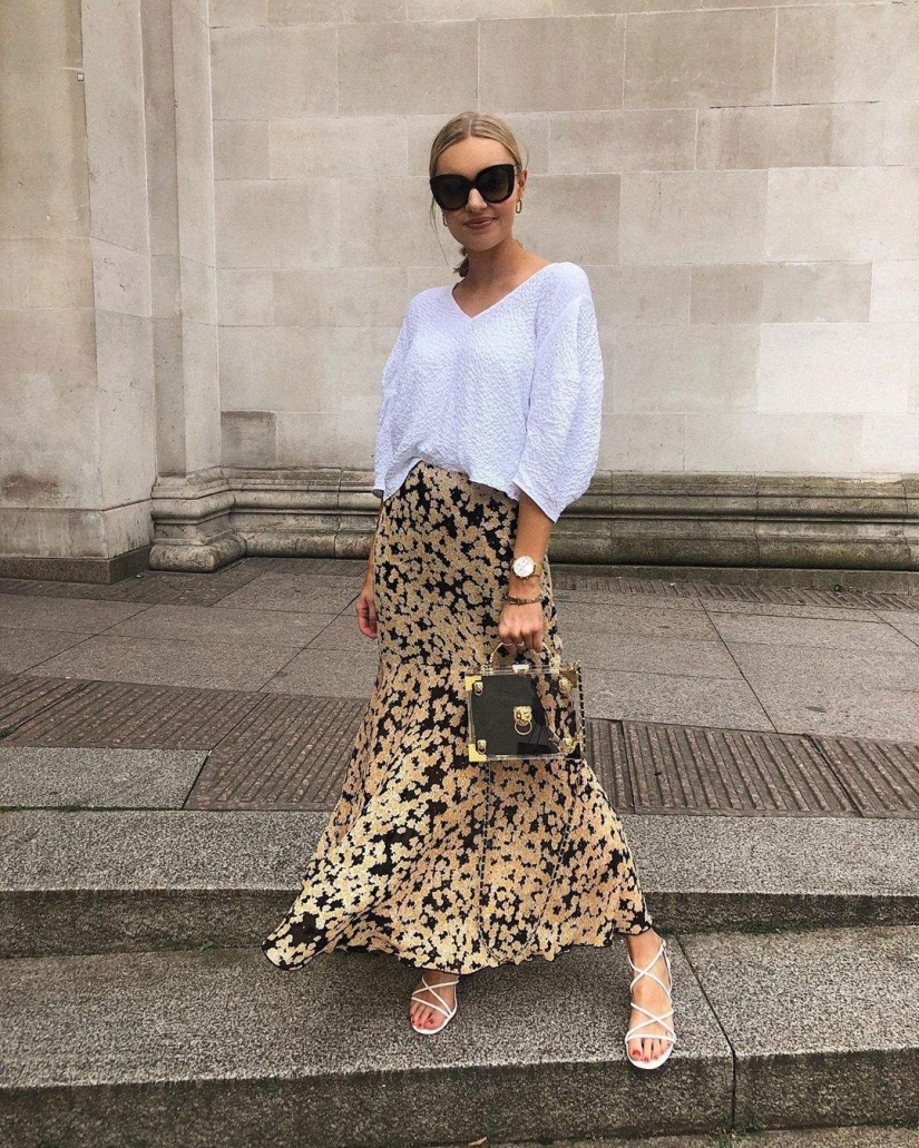 9 ideas on how to wear a long skirt without looking old-fashioned