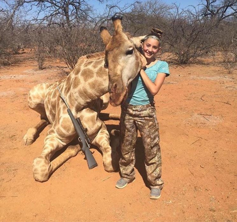 A 12-year-old girl who loves to kill animals