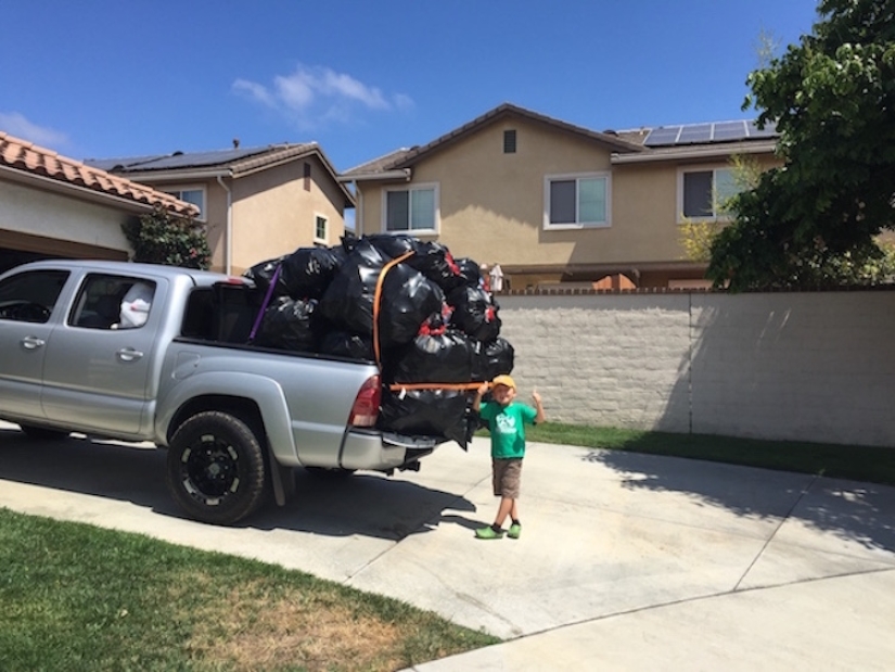 A 7-year-old boy founded a waste recycling company and has already earned $10,000 for college