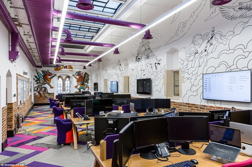 A businessman has remodeled his castle in the UK to turn it into the best office in the country
