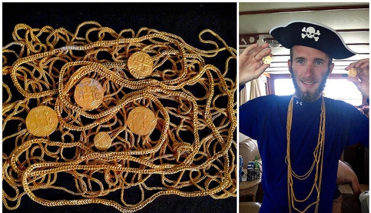 A family of treasure hunters in the United States found a chest of gold worth $ 300 thousand