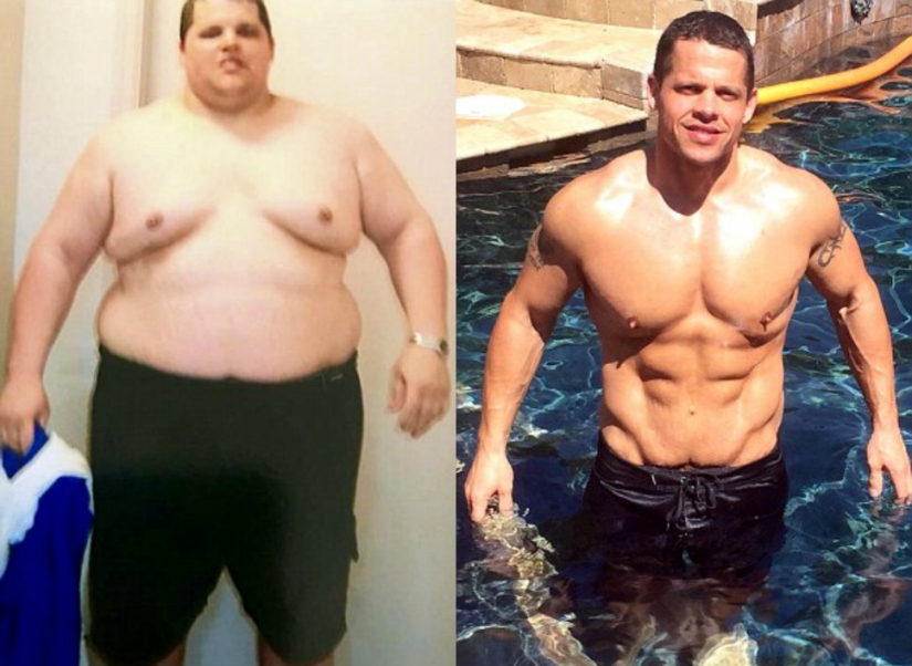 A huge American dropped 90 kg after he was forced to buy two seats on a plane