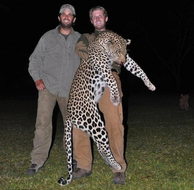 A los hijos de Donald Trump les encanta matar animales