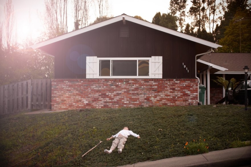 A loving father reverently captures the unique habits of an autistic son