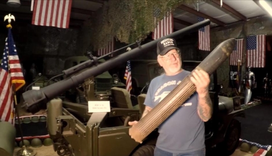 A pensioner from the USA is the most armed man on the planet
