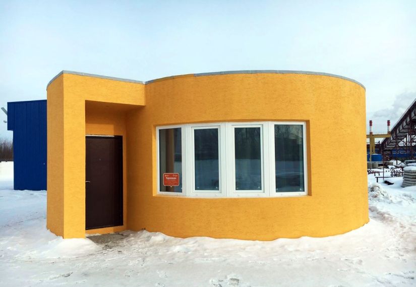 A Russian company built a residential building using a 3D printer in 24 hours