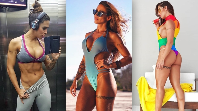 A selection of sports beauties proving that fitness is not only health, but also beauty